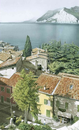 Lake Garda - Fine Art Watercolour painting